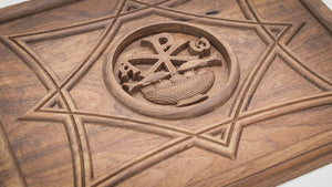 Ad Crucem 3D Loaves and Fishes Chi Rho