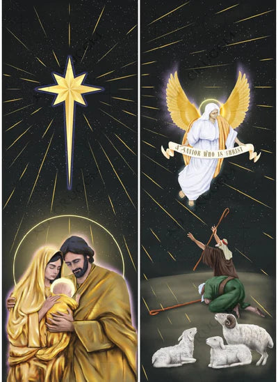 Ad Crucem Christmas Banners Night Sky