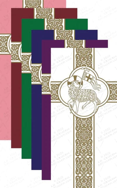Ad Crucem Set of 14 Banners - Agnus Dei