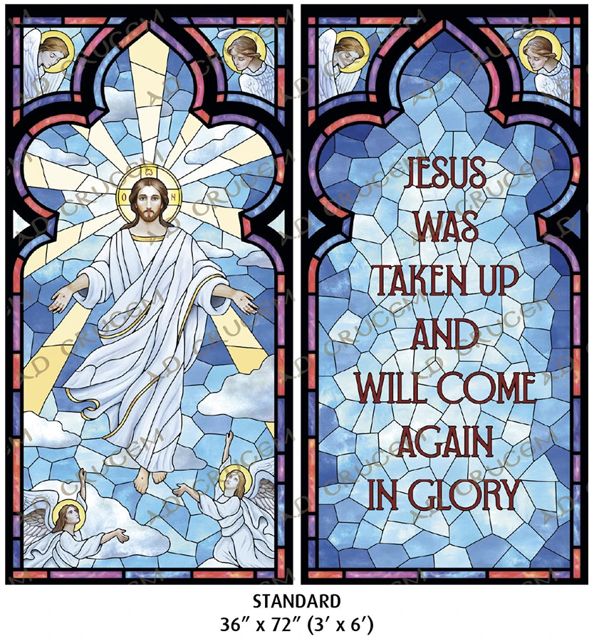 Ad Crucem Ascension Banner Set - Christ Will Come Again