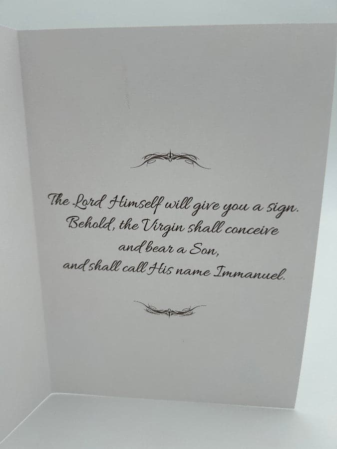 Ad Crucem Christmas Card Madonna and Child