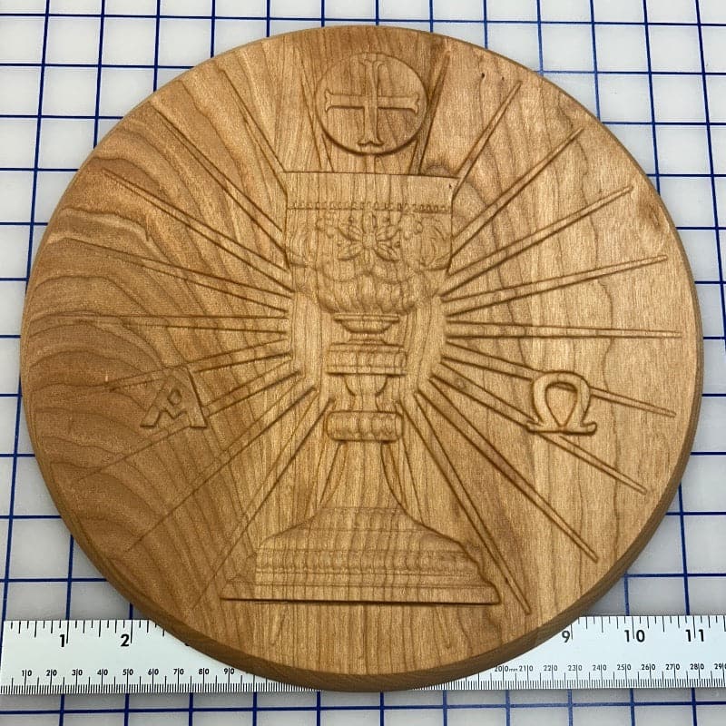 Ad Crucem 3D Relief Engraved Communion Chalice Prototype - NQP