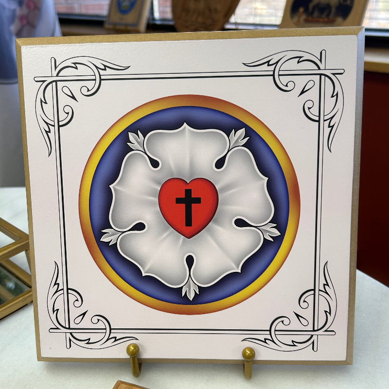 Ad Crucem Luther Rose Decorative Plaque