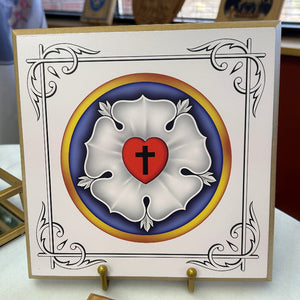 Ad Crucem Luther Rose Decorative Plaque