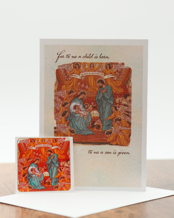 Ad Crucem Christmas Card A Child Is Born to us!