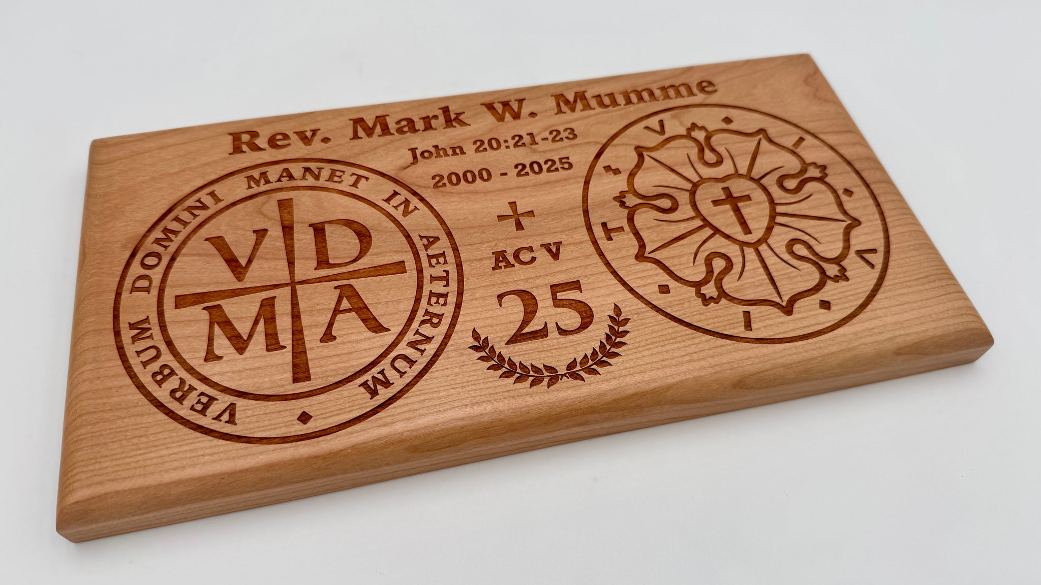 Ad Crucem Pastor Appreciation Laser Engraved Plaque - Customized