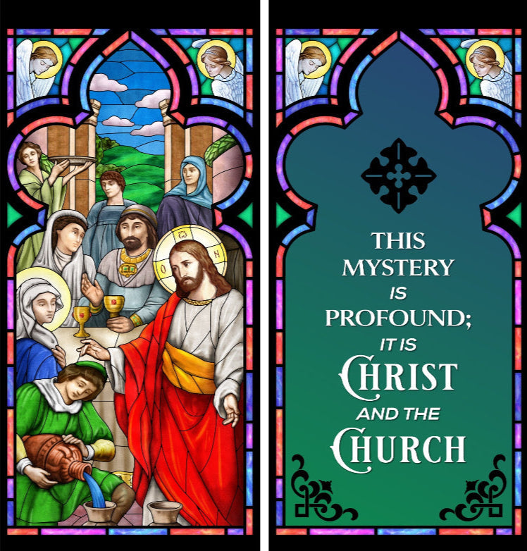 Ad Crucem Wedding Banner Set - Christ and His Church