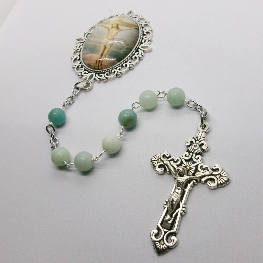 Kelly's Amazonite "Passion" Chaplet