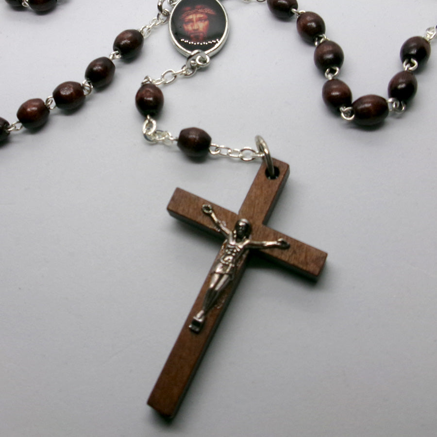 Kelly's Dark Wood "Passion" Prayer Beads