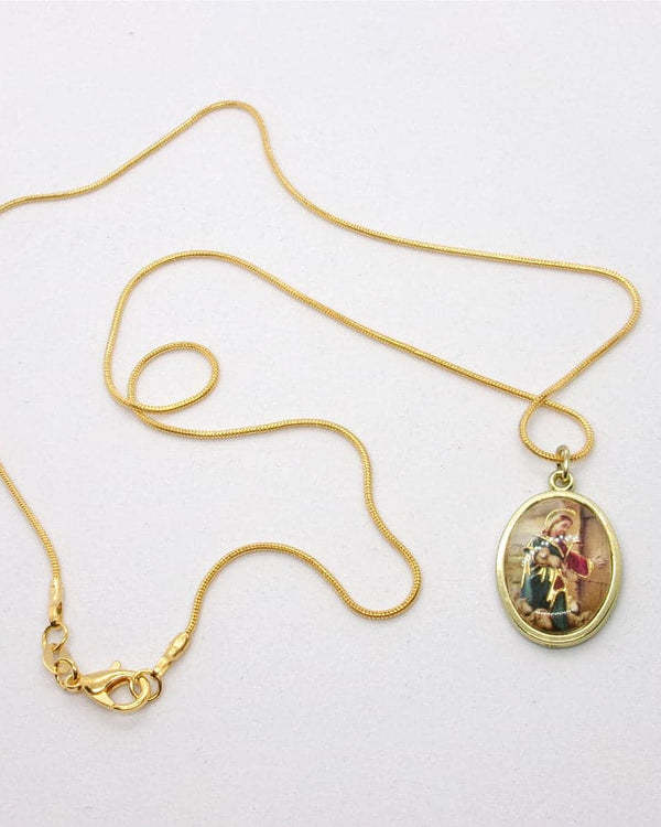 Kelly's Oval Good Shepherd Necklace