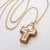 Kelly's Olive Wood Silhouette Crucifix Necklace