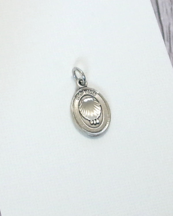 Kelly's Sterling Oval Baptism Charm
