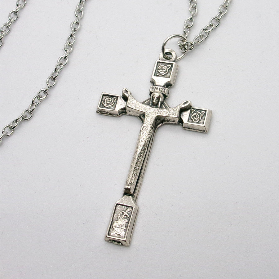Kelly's Stylized Resurrection Crucifix Necklace