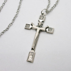 Kelly's Stylized Resurrection Crucifix Necklace