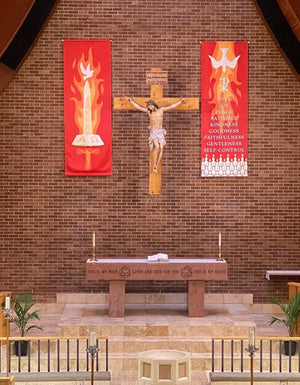 Ad Crucem Pentecost Banner Set - Sword of Spirit and Fruits of the Spirit