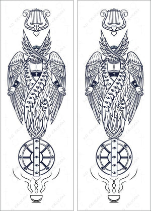 Large Sanctus banners - no text, angels only
