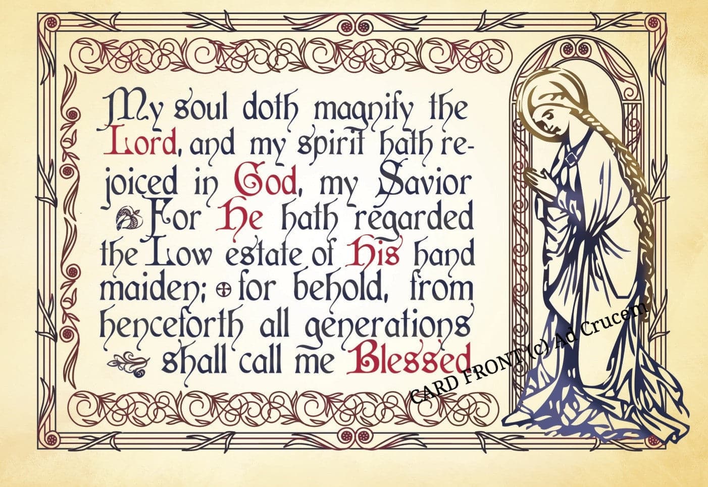 Ad Crucem Christmas Card Magnificat