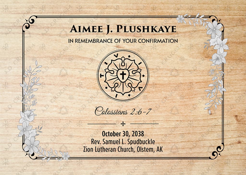 Ad Crucem Confirmation Gift and Keepsake Box