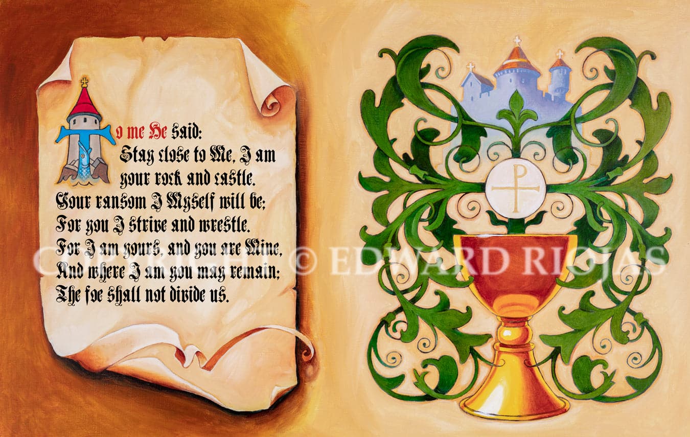 Ed Riojas Dear Christians Chalice Spread
