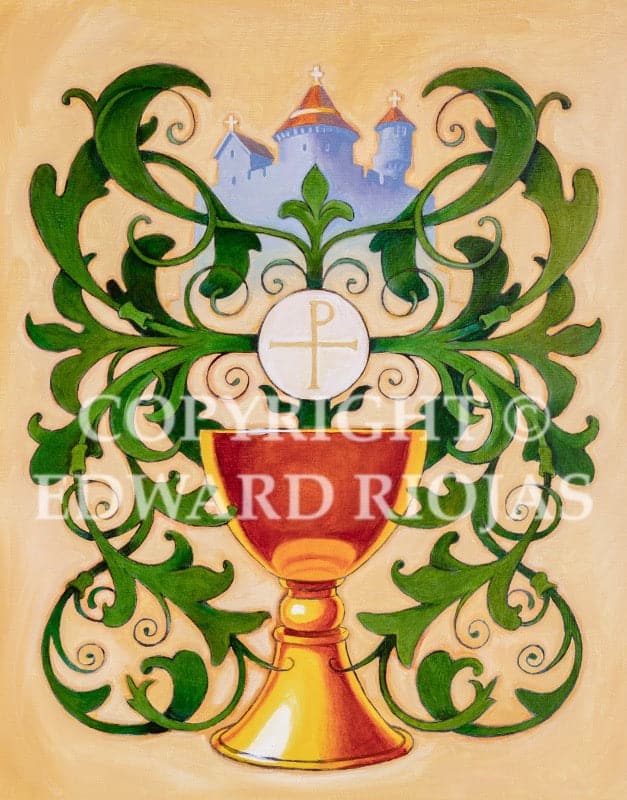 Ed Riojas Dear Christians Chalice Vertical