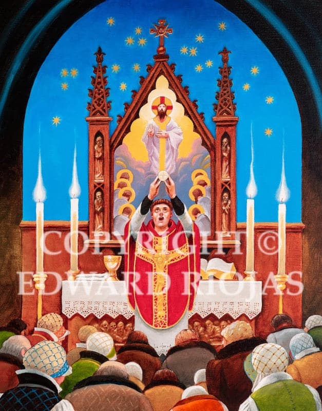 Ed Riojas Dear Christians Eucharist Vertical