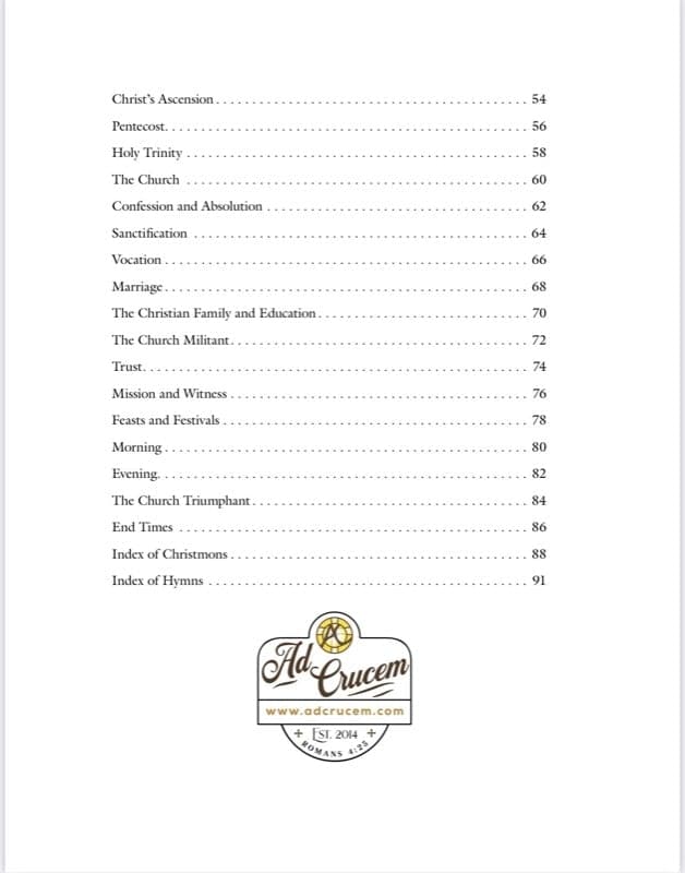 Ad Crucem - The Christian Christmas Tree - Christmon Book