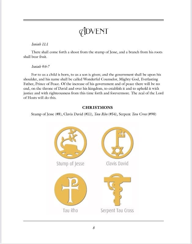 Ad Crucem - The Christian Christmas Tree - Christmon Book