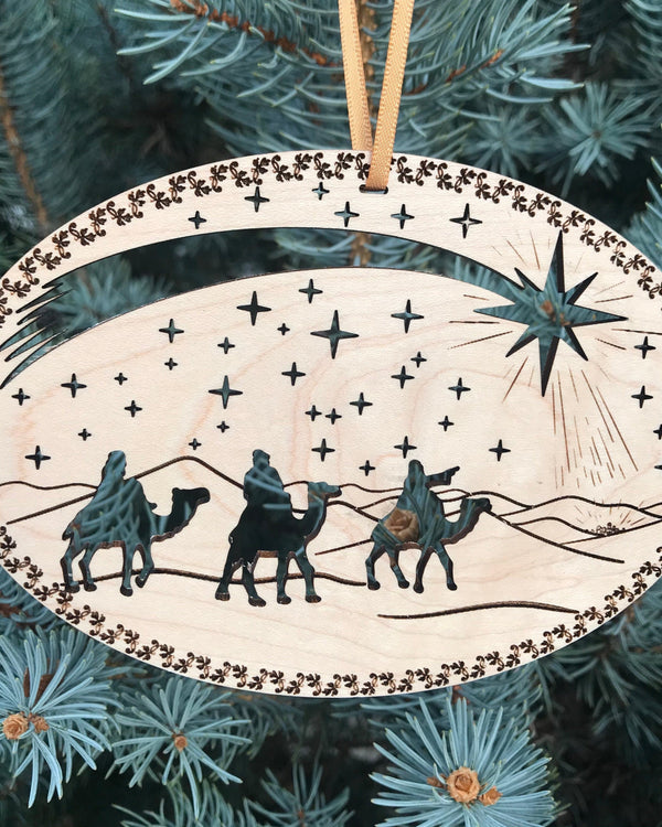 Ad Crucem Wise Men Ornament