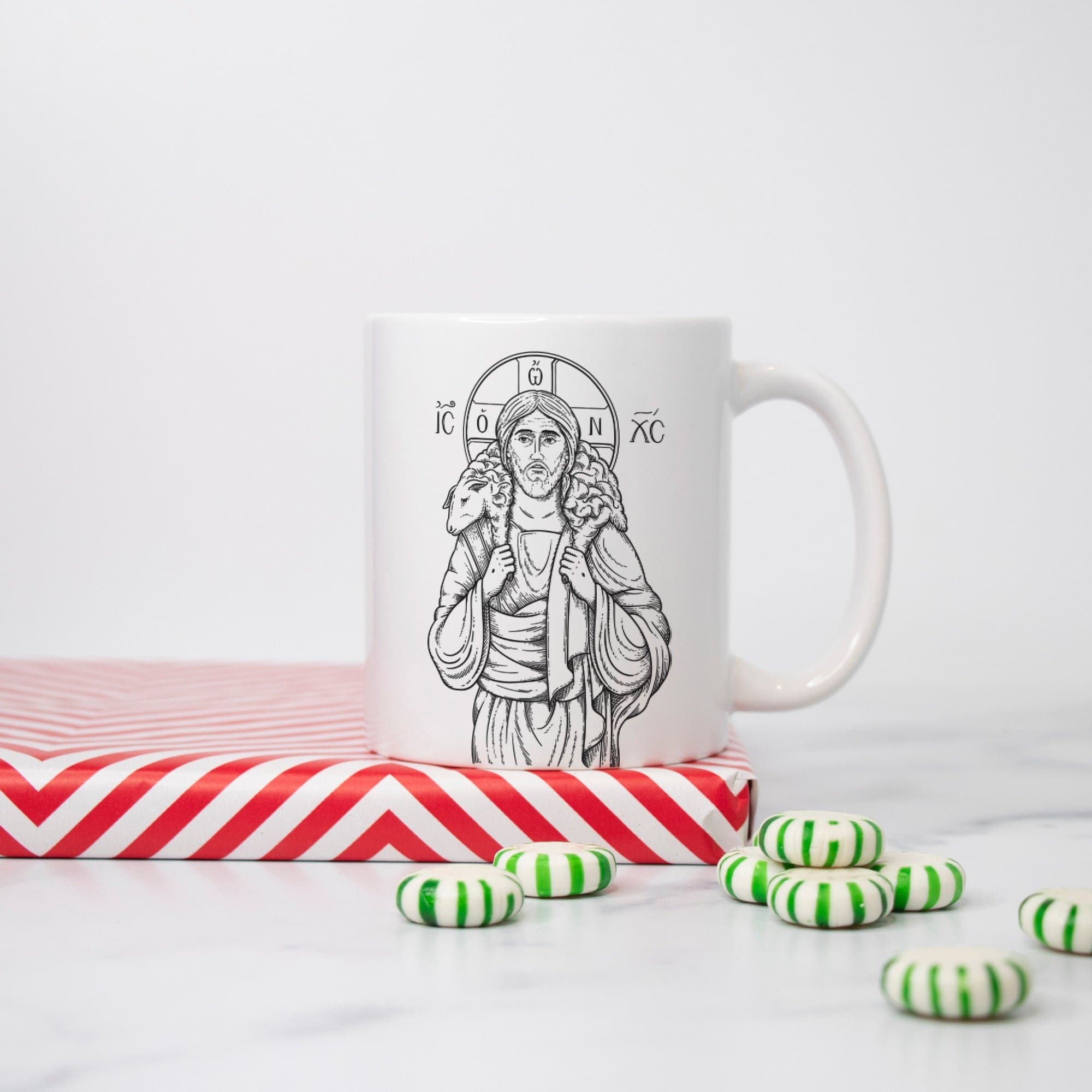Ad Crucem Mug - Good Shepherd