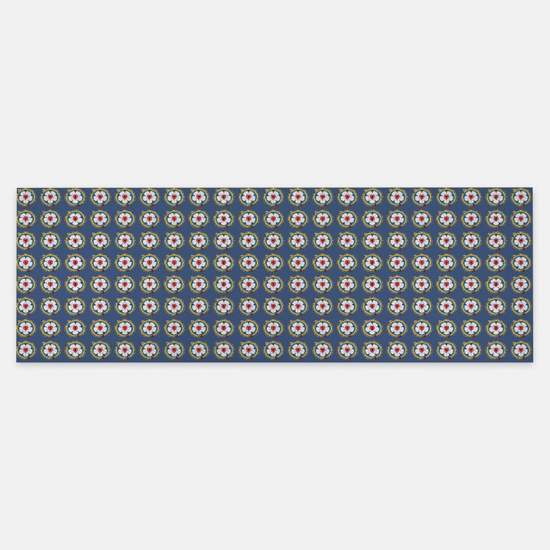 Ad Crucem Luther Rose in Blue Pashmina Scarf