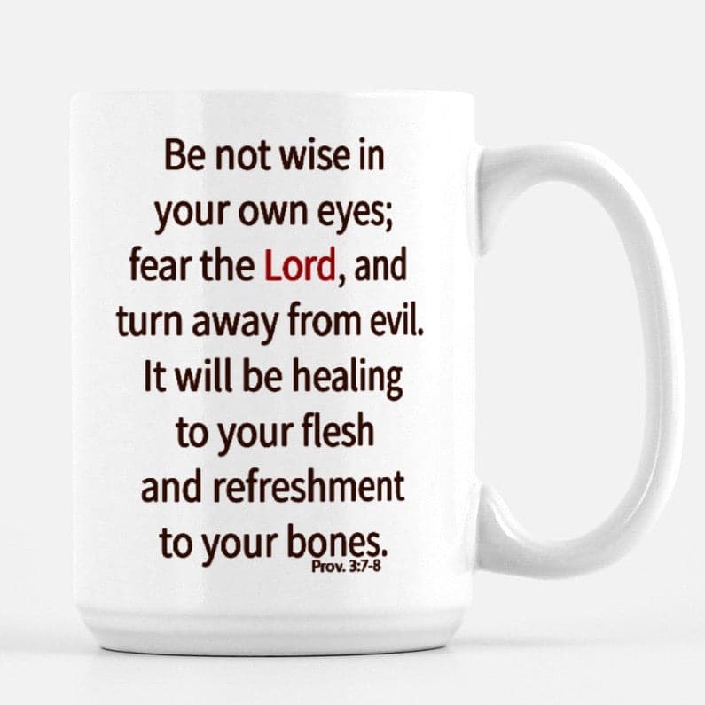 Ad Crucem Large Mug - Proverbs over Pronouns