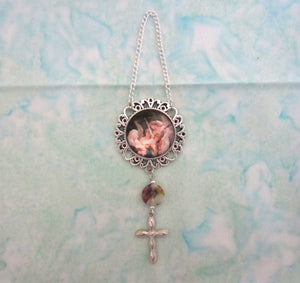 Kelly's Jesus with Mary and Angels Ornament