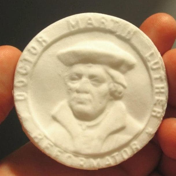 Martin Luther Small Round Springerle Cookie Mold