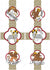 Ad Crucem Church Banner Set - Easter Evangelists Banners