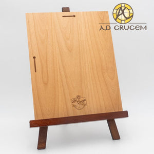 Ad Crucem Crucifix Icon - Printed on Solid Wood
