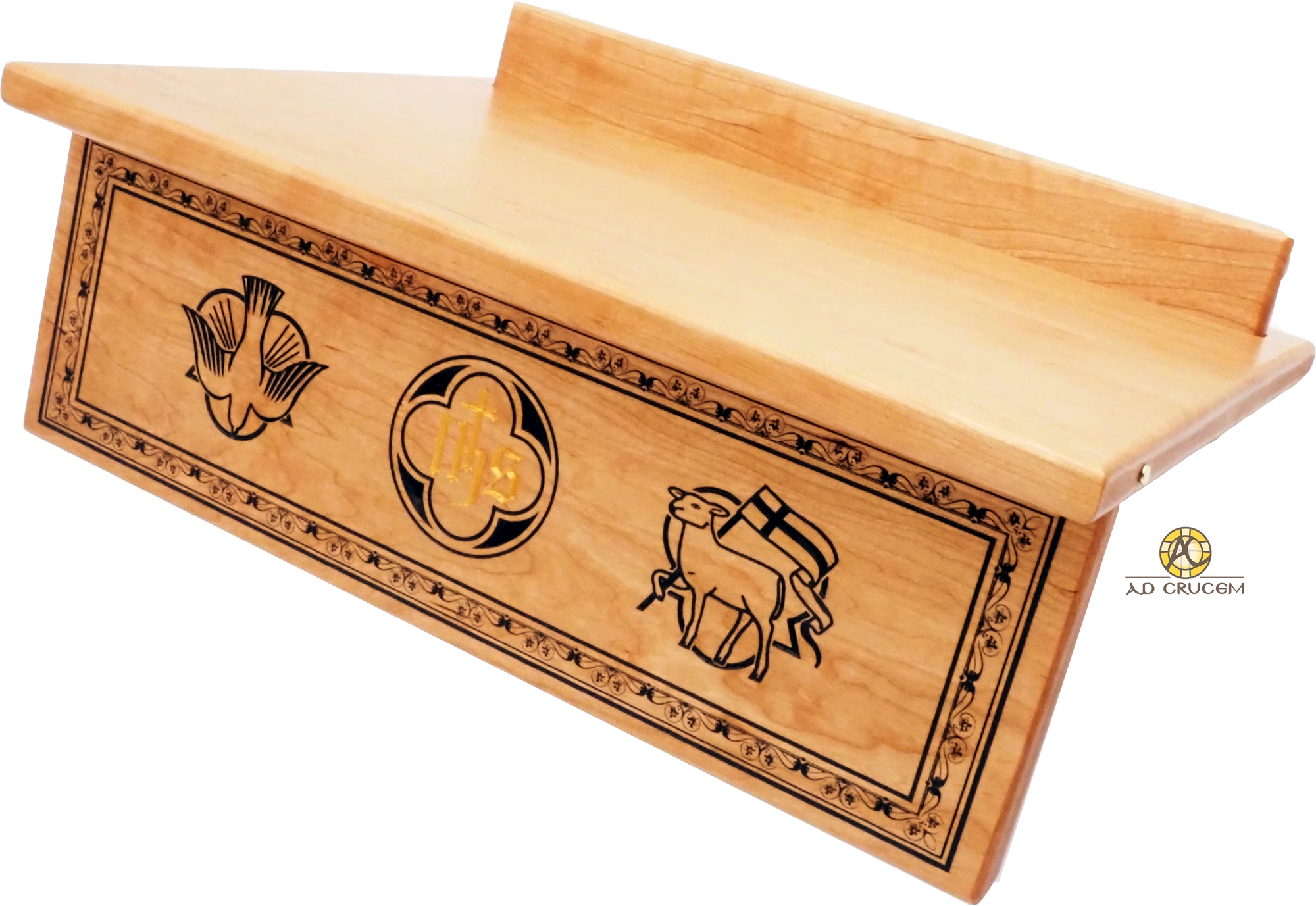 Handwerks Altar Bible or Missal Stand in Solid Wood