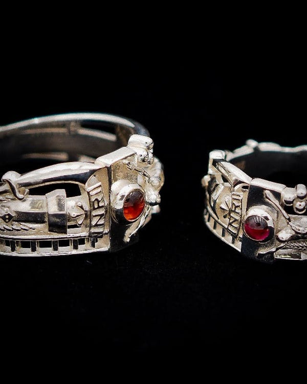 Martin Luther Sterling Silver Katarina Wedding Ring