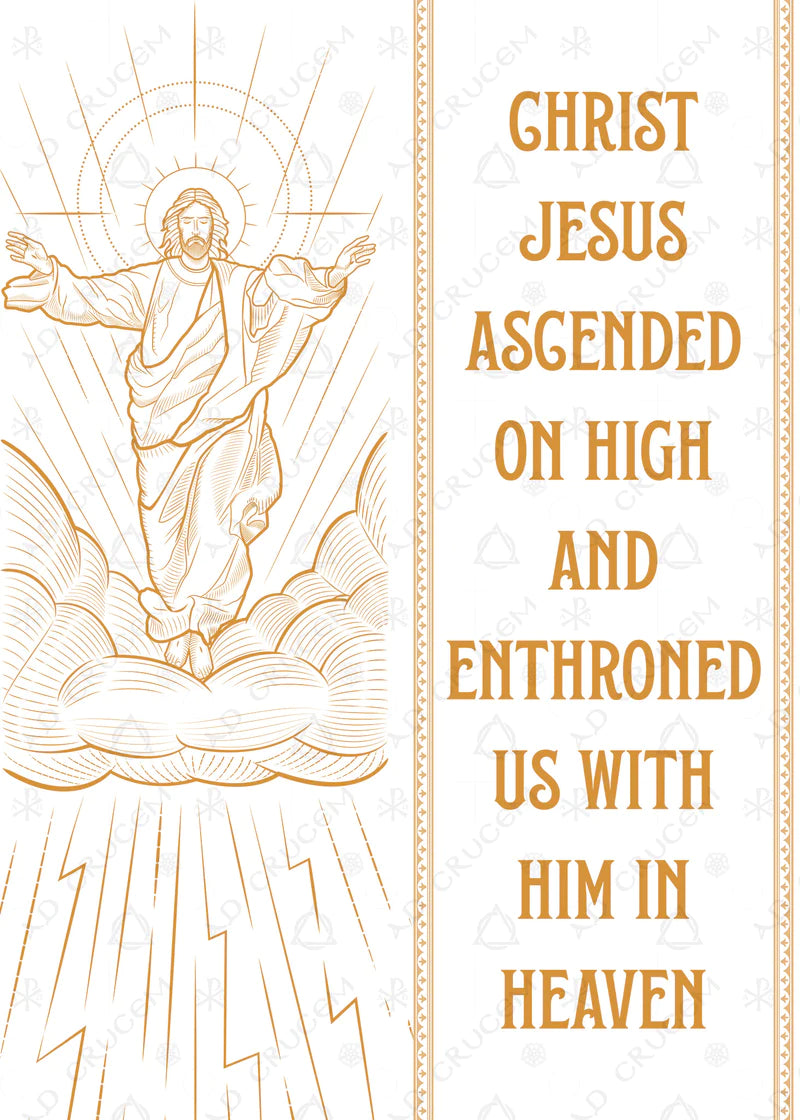 Ad Crucem Set of 2 Banners -  Easter or Ascension Banners