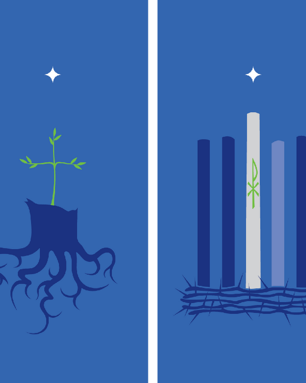 Scapegoat Studio Advent Blue Banner Set