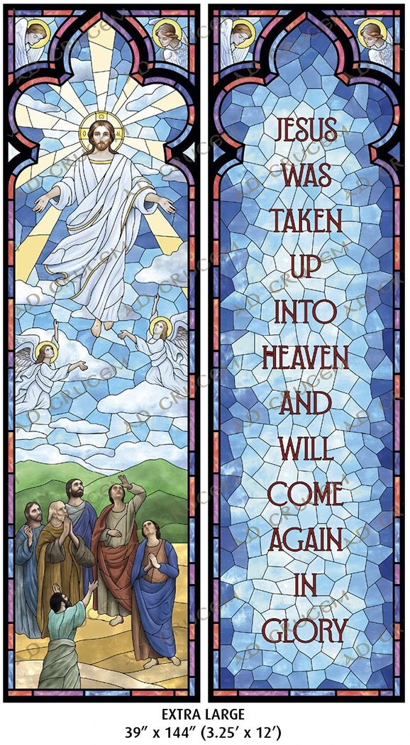 Ad Crucem Ascension Banner Set - Christ Will Come Again