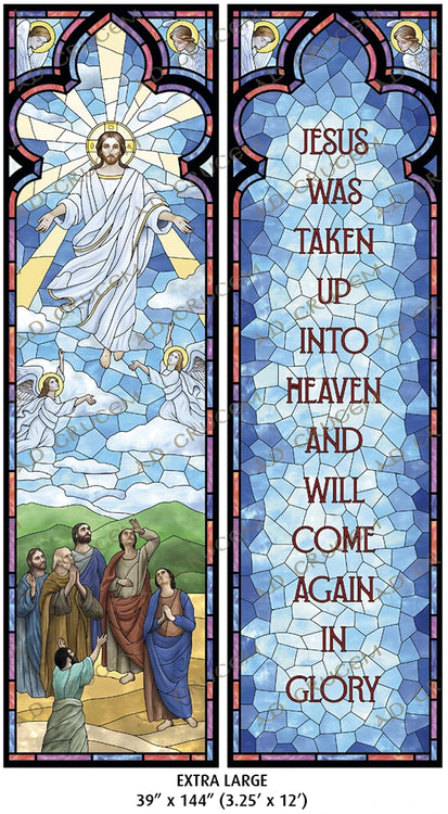 Ad Crucem Ascension Banner Set - Christ Will Come Again