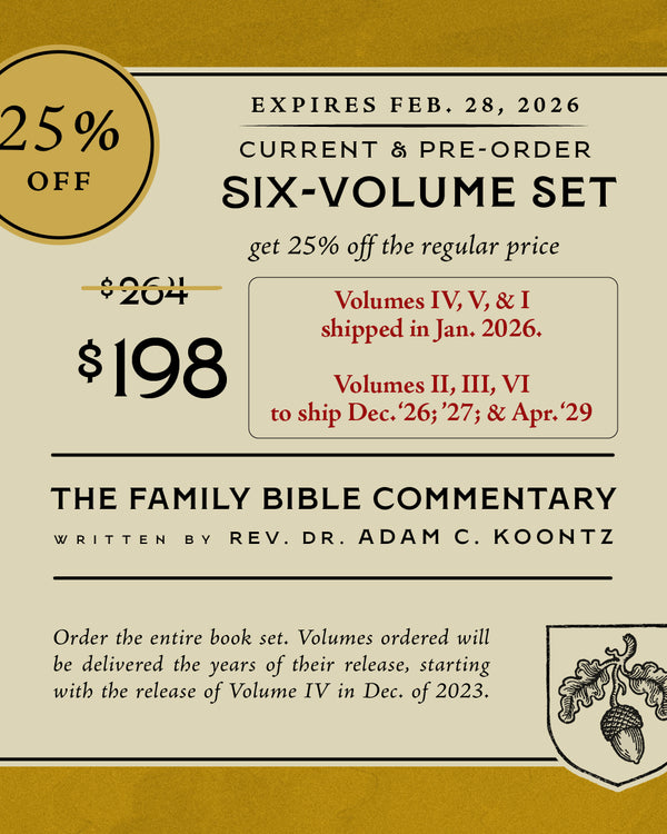 Six Volume Family Bible Commentary Special Offer