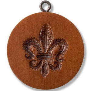 Fleur de Lis Springerle Cookie Mold