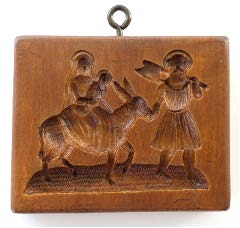 Joseph and Mary Flight to Egypt Springerle Cookie Mold