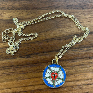 Enamel Luther Seal Pendant