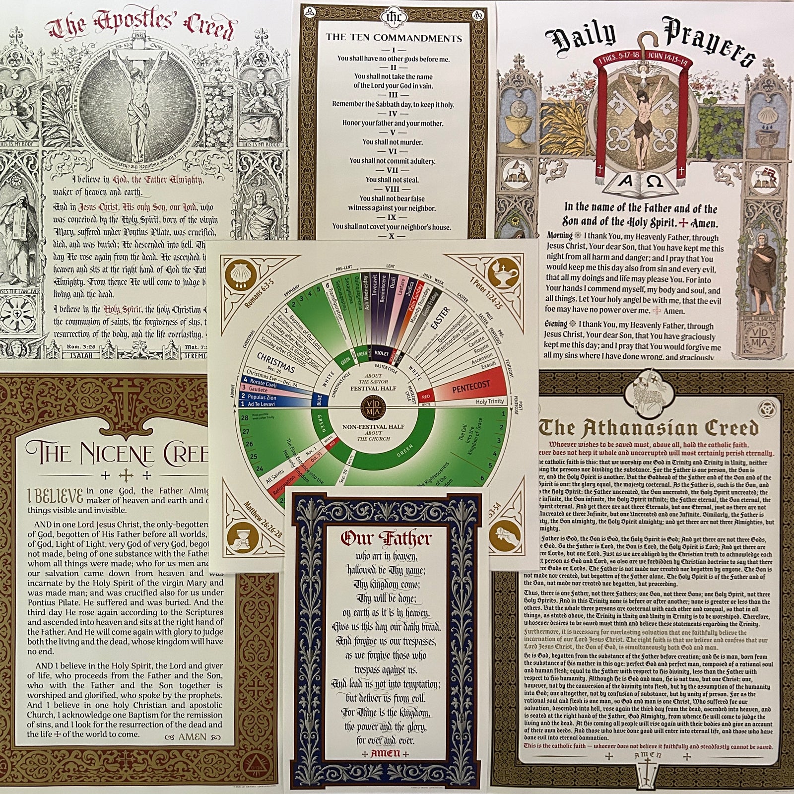 Ad Crucem - Seven Posters Collection