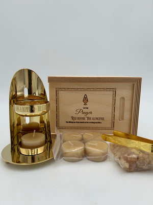 Ad Crucem Incense Burner - Brass Finish