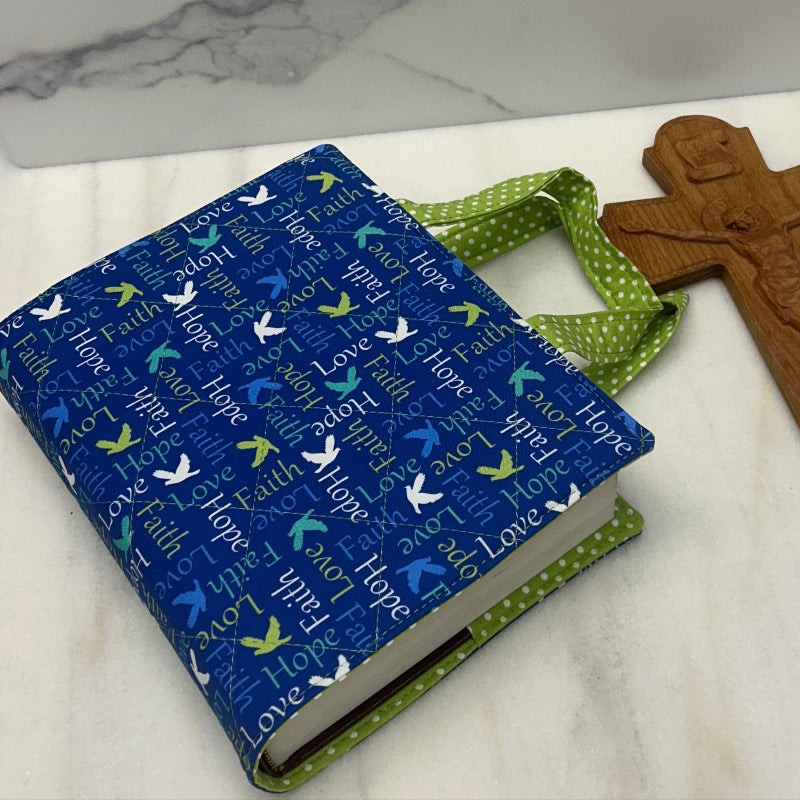 Tori's Faith Hope Love Bible Cover - Lutheran Study Bible - Ad Crucem