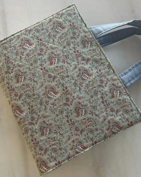 Tori's Grey Paisley Bible Cover - Lutheran Study Bible
