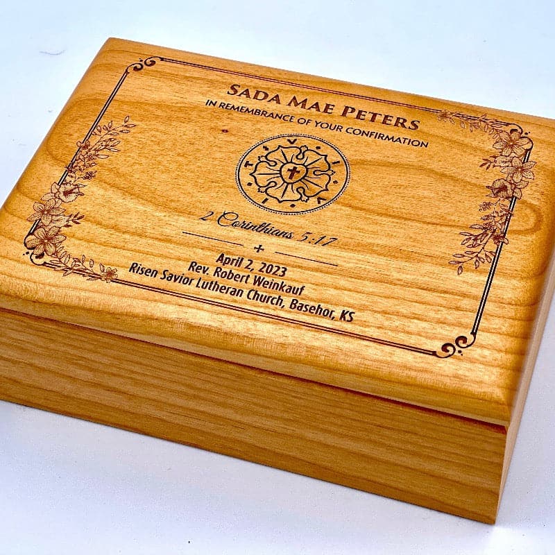 Ad Crucem Confirmation Gift and Keepsake Box